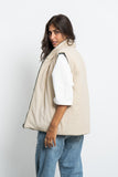 Double Face Puffer Vest - Mitcha Label