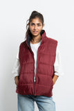 Double Face Puffer Vest - Mitcha Label