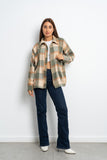 Wool Checked Shacket - Aida