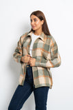 Wool Checked Shacket - Aida