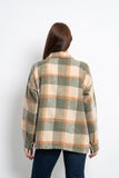 Wool Checked Shacket - Aida