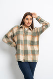 Wool Checked Shacket - Aida