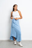 Stylish Wrapping Skirts - Azul