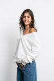 V Neck Knitted Pullover - Mitcha Label