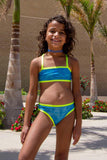 Girls Aqua Neon Bikini - Watermln