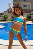 Girls Aqua Neon Bikini - Watermln