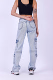 Fit Freak Multi-Pocket Cargo Jeans (23136)