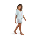 Playful Raye Viscose Shorts Pyjama Set - NANAZ