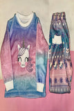 Unicorn Tie Dye Fleece Pyjamas - Cottonovi