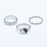 Earing Set Of Rings 3 Pcs (50101)  - Fluffy