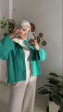 Short Oversized Voile Shirt - Allura