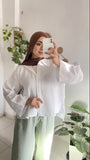 Short Oversized Voile Shirt - Allura