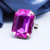 Glass Stretchable Ring (90103)  - Fluffy