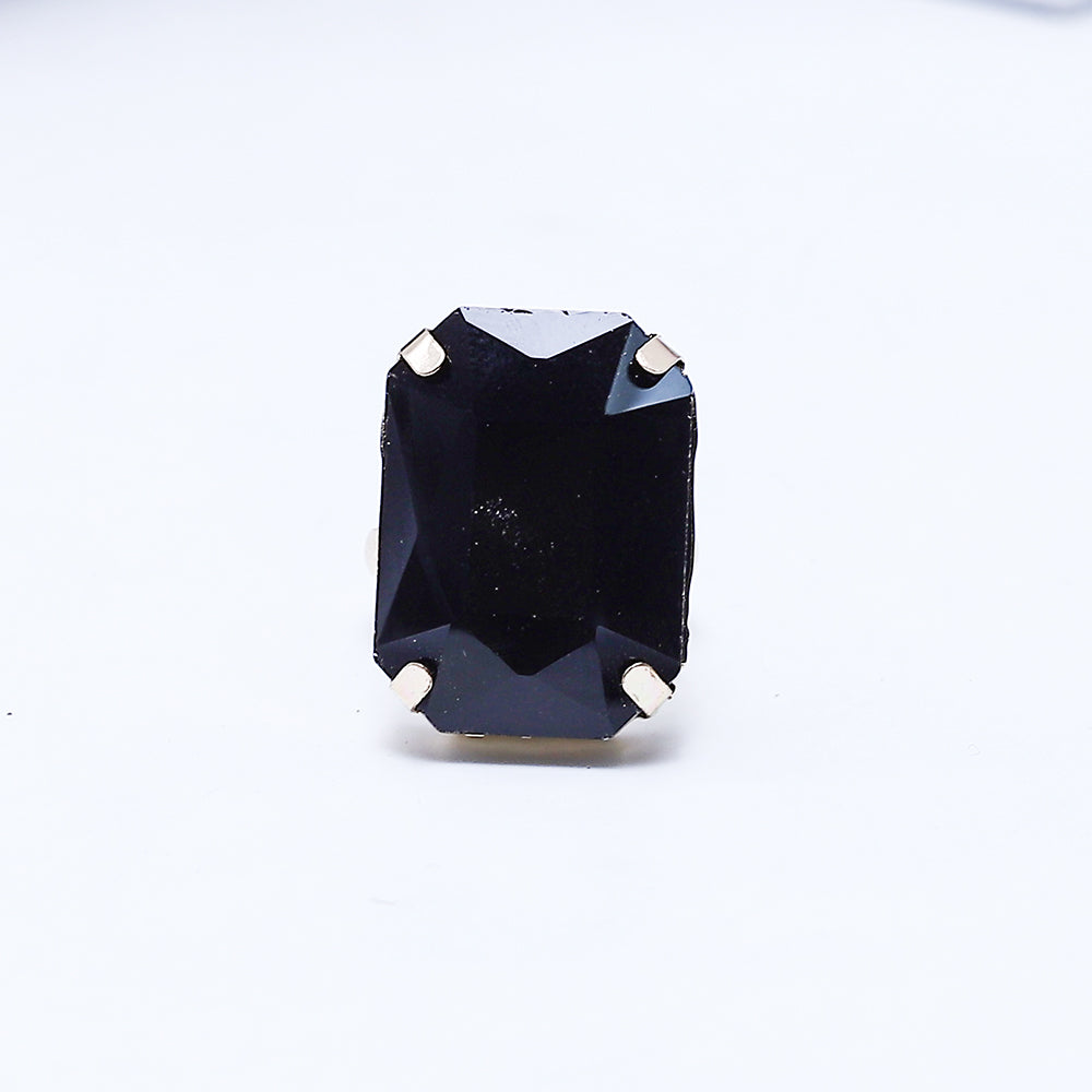Glass Stretchable Ring (90103) - Fluffy