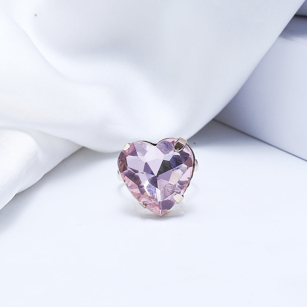 Glass Stretchable Ring (90102) - Fluffy