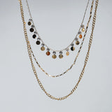 Fluffy Chains Multiline Necklaces