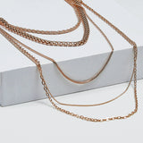 Chains Multiline Necklaces - Fluffy