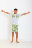 Printed Pajamas Set  (S24343) - NANAZ