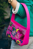 Hot Pink Mini Leather Bag - Nart