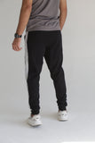 Men Stripe Cotton Sweatpants  - Comfit