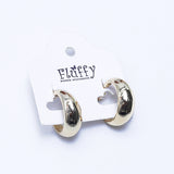 Open Curve Metal Earing (10319)  - Fluffy