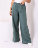 Melton Wide Leg Pants (W653) - Just4Women