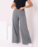 Melton Wide Leg Pants (W653) - Just4Women