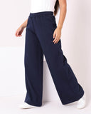 Melton Wide Leg Pants (W653) - Just4Women