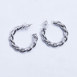 Twined Metal Earing (10520)  - Fluffy