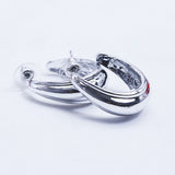 Open Oval Metal Earing (10220)  - Fluffy