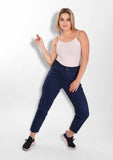 Women Slouchy Denim Pants (4071) - Kava