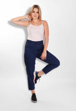 Women Slouchy Denim Pants (4071) - Kava