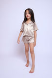 Kids Bold Satin Shorts Pyjama Set - NANAZ