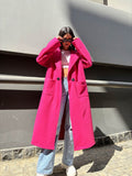 Long Wool Coat - Leocansa