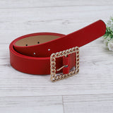 Chains Buckle Belt (8320107) - Fluffy
