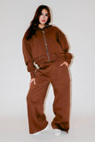 Cropped Melton Tracksuit - Mitcha Label