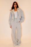 Cropped Melton Tracksuit - Mitcha Label