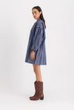 The Pola Mini Shirt Dress - Kei Dress