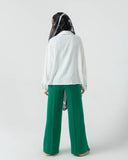 Green Wide Leg Pants - Allura