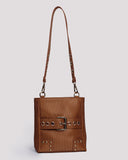 Camel Faux Bucket Bag - Shop Naz