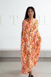 Orange Flowered Dress - Zola