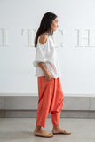 Orange Linen Pants - Zola