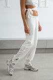 White Cargo Pants - Rima Fashion