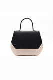 Golden Black Leather Bag - Nart