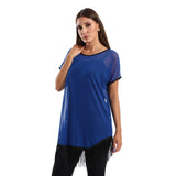 Chiffon Blouse With Short Sleeves - Kady