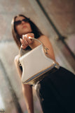 Metallic Gold Leather Bag - Nart