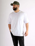 Oversized Basic Cotton T-shirt - KAF