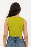 Square Neck Ribbed Top - It's peppers