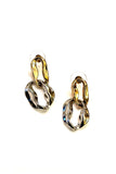 Two-Tone Twist Earrings - Trio Earrings