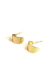 Tiny Gold Hoops - Trio Earrings